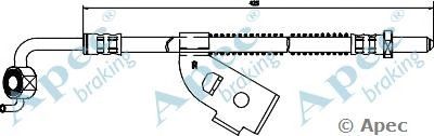 APEC BRAKING hos3014 -  Тормозной шланг
